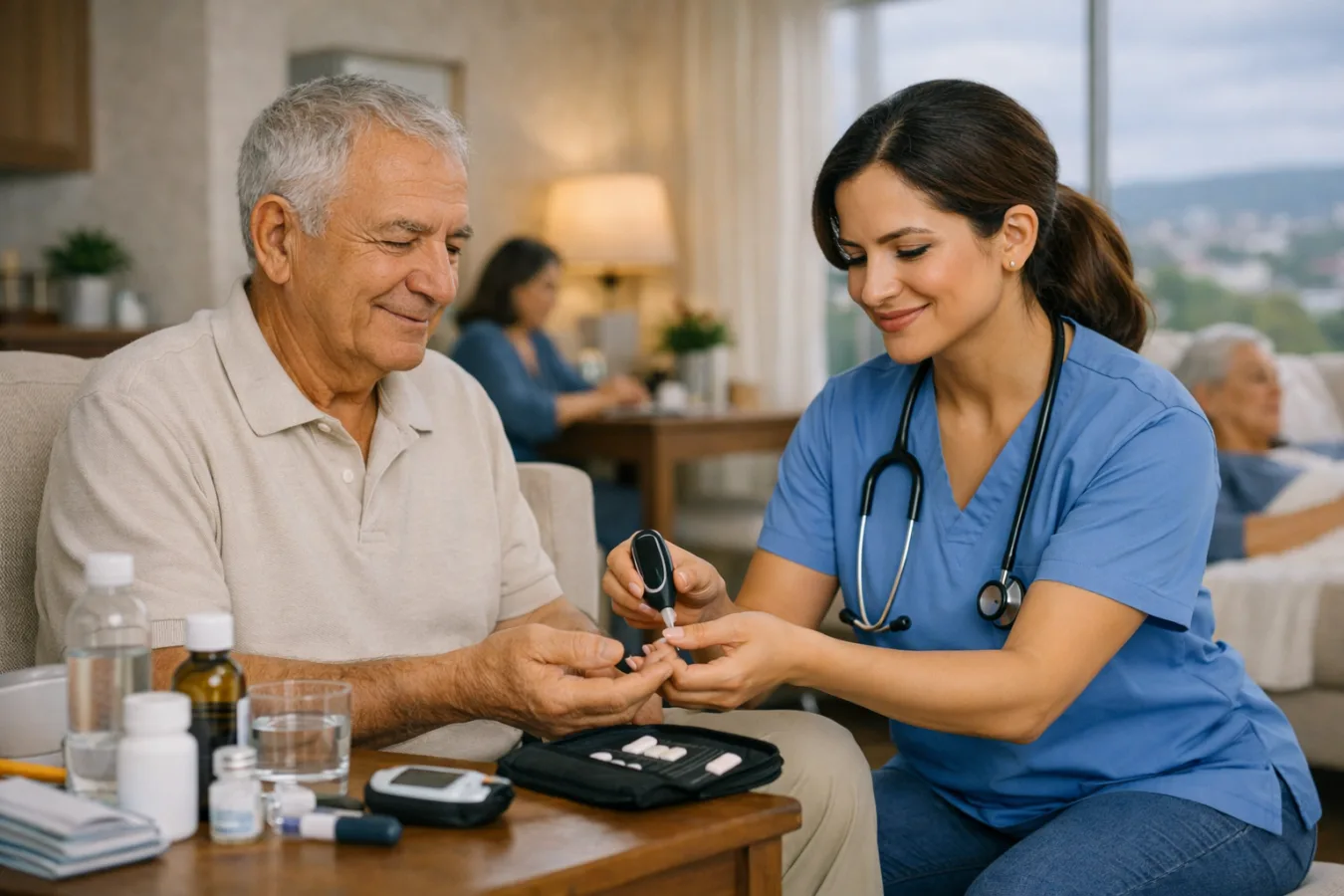 Atención a pacientes con diabetes en casa en CDMX