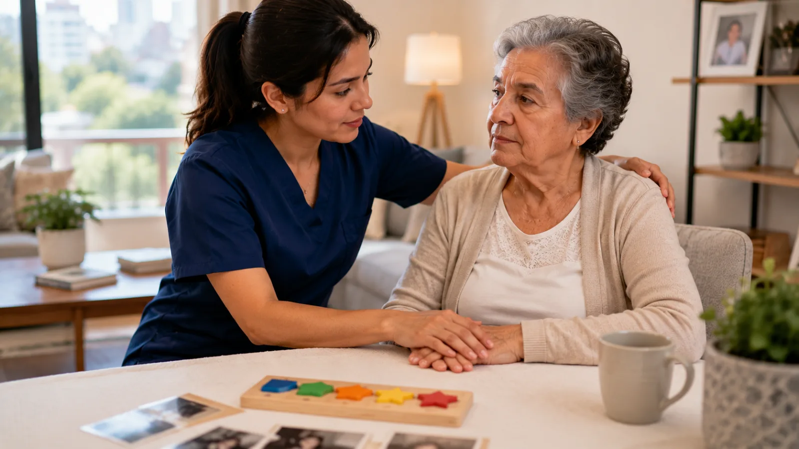 ¿Qué especialista realiza el cuidado de pacientes con Alzheimer en casa?